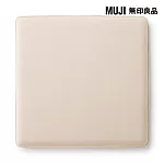 【MUJI 無印良品】高反發方形坐墊 /米色成品尺寸:W40×L40 cm