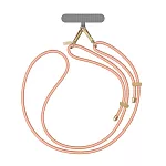 UNIQ COEHL Laurel 手機通用雙扣掛繩（附墊片） 玫瑰粉
