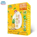 【BABY SECRET 寶寶的秘密】有機米菓盒裝  鳳梨