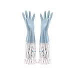 BESTHOT 加長型萬用清潔手套(兩入) M  加絨藍