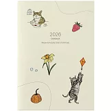 2026Datebook Meow & Future，love of animals貓咪公益年曆