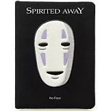 神隱少女：無臉男毛茸茸刺繡筆記本Spirited Away: No Face Plush Journal
