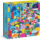 Umbrella Lane 1000 Piece Puzzle in Square Box
