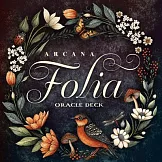 Arcana Folia Oracle Deck: 50-Card Round Deck, Nature-Inspired Artwork, Channel Plant Energy, Divination and Inspiration, Includes 77-Page Illustrated