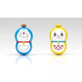 （日本漫畫特別版）哆啦A夢作品精選 幸福美食編：附限定公仔2個組