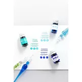 玻璃筆與墨水情報特刊：附白熊奈奈3色墨水組【すずやかセット】