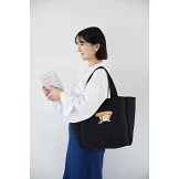 麵包小偷可愛單品：便利口袋黑色背提包