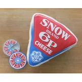 雪印6塊圓盒起司70週年紀念單品：造型抱枕