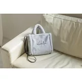dazzlin時尚單品：2用毛絨肩提袋