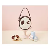 KABAYA熊貓造型餅乾可愛單品：收納包＆髮夾組