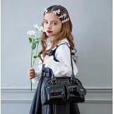 ANNA SUI mini時尚特刊：長提把波士頓提袋