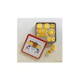 mizutama餅乾造型印章單品：餅乾造型印章＆鐵盒組