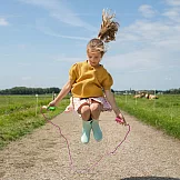 【荷蘭BS】長高高跳繩- 健康粉 (兒童適用) 健康粉