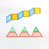 【Edx 艾迪客】透明厚框六形六色板-罐裝｜3+ 光桌 幾何