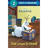 冰雪奇緣2讀本（改編自動畫，4-7歲適讀）Olaf Loves to Read! (Disney Frozen 2) (Step into Reading)