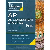 Princeton Review AP U.S. Government & Politics Prep, 2024: 3 Practice Tests + Complete Content Review + Strategies & Techniques