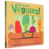 硬頁遊戲書We Love Veggies!（附雙面蔬菜紙偶）