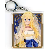 刀劍神域壓克力鑰匙扣吊飾：愛麗絲 婚紗ver.