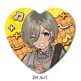 GIRLS BAND CRY心型胸章：H （RUPA）