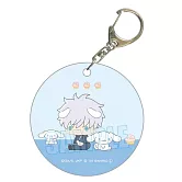 咒術迴戰x三麗鷗柔軟透明吊飾：五條悟×大耳狗