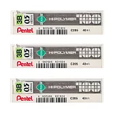 (3入1包)PENTEL C205自動鉛筆芯0.5-3B