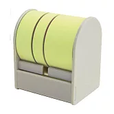 ROLF 自由撕貼便利貼捲Triple三捲式‧白座/粉綠