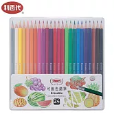 利百代可擦色鉛筆24色