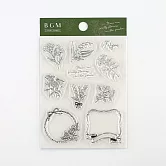 Clear Stamp 自由編排透明印章‧草本植物
