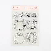 Clear Stamp 自由編排透明印章‧櫻日和