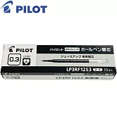(盒裝10入)PILOT超級果汁筆芯0.3深藍