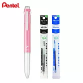 (1筆2芯)PENTEL BGH5 i+五色筆管 嬰兒紅