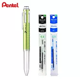 (1筆2芯)PENTEL BGH5-M i+金屬色系 五色筆管 草綠桿