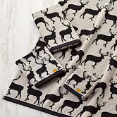 【日本丸真】Anorak英倫設計款洗臉巾 (麋鹿)