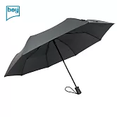 【德國boy】抗UV三折防風防潑水自動開收傘_ 卡司特灰