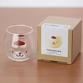 【日本金正陶器】蛋型玻璃杯320ml ‧ 布丁狗