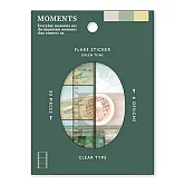 MIND WAVE MONMENTS貼紙  綠色調