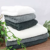 【巾織sugori】日本製天使棉特級長纖毛巾 (墨灰)