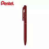 (2支1包)PENTEL Calme 靜暮輕油筆 0.5  紅桿