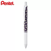 (2支1包)PENTEL限量手染友禪系列第二彈極速鋼珠筆0.5  白花