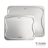 【鈦安TiANN】純鈦防沾黏  素色大砧板+素色中砧板組合