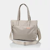 ELECOM 帆布多功能肩背包- 淺卡其