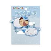 【日本正版授權】蠟筆小新 造型髮圈 2入組 髮束/髮飾 - 藍色款