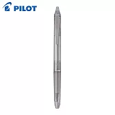 PILOT GRAYSCALE 按鍵魔擦筆 0.5 ZONE透明款  亮灰