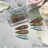 【卡樂熊】基本盒裝12入BB夾造型髮夾/邊夾(六色)- 大地色系