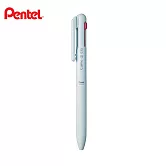 PENTEL Calme 靜暮三色輕油筆  0.35粉藍桿