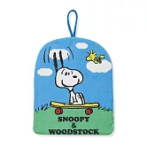 SNOOPY史努比超細纖維印花擦手巾/平板吊掛款  與胡適托