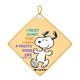 SNOOPY史努比超細纖維印花擦拭巾/擦手巾- 好心情