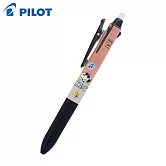 PILOT X 史努比&嚕嚕咪聯名 三色按鍵魔擦筆Slim 0.38 史努比-海灘