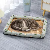 【EZlife】寵物藤席冰涼墊(50x40cm) 酪梨