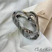 【卡樂熊】基本簡約亮槍黑大髮量造型抓夾/髮夾/盤髮夾(五款)- 波浪款